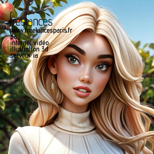 Pao mise en page internet vidéo illustration 3d serveur IA générative AI freelance paris studio de création magazines 5URWTJ40